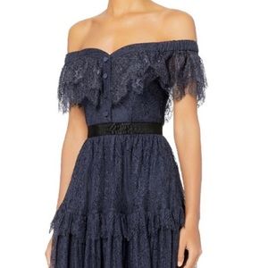 Self Portrait Navy Maxi